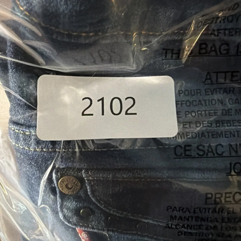 Levis Womens 515 Boot Cut Blue Jeans 31 X 30 (FITS 32 X 29) Western Riding Denim - Picture 13 of 13